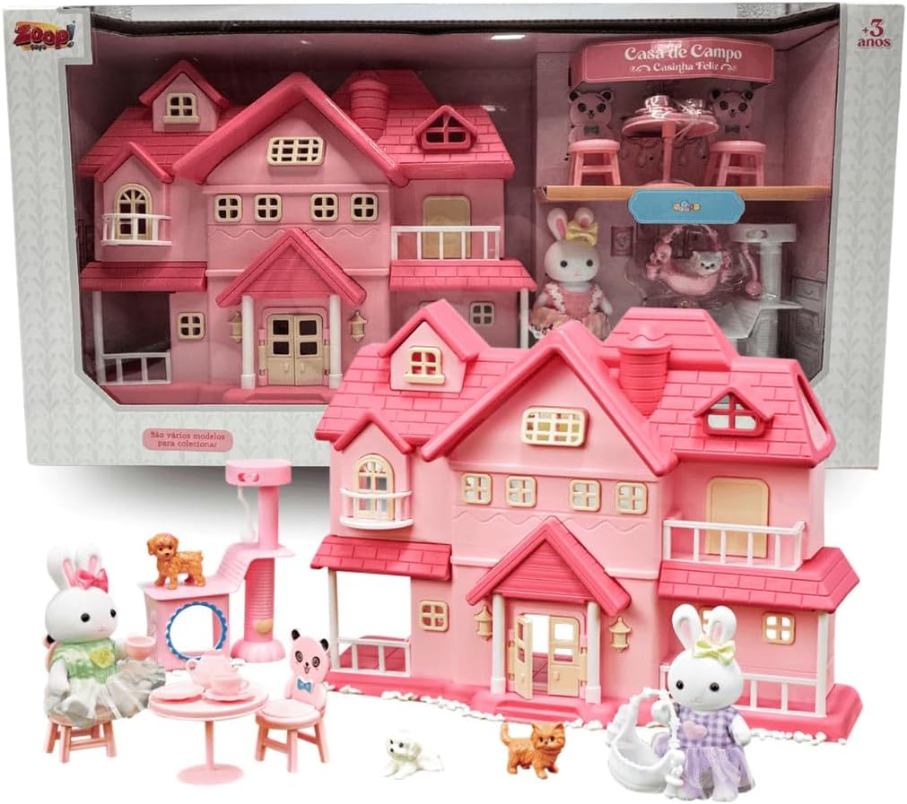 Casinha Feliz - Casa de Campo Zp01365 - Zoop Toys