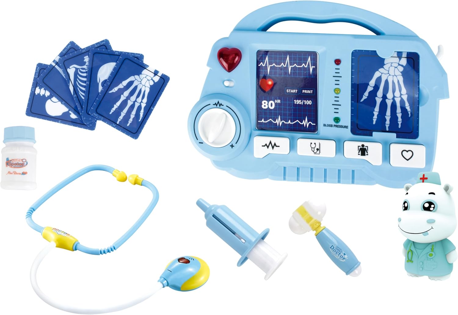 Kit Médico Raio X - Azul - Fenix