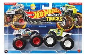 Hot Wheels - Monster Trucks 1:64 - Pack com 2 - Potty Central Vs Really Gotta Go Jcc77