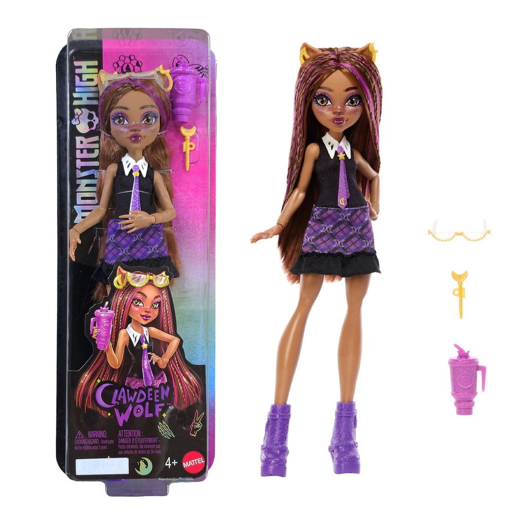 Boneca Monster High - Pijamas Monstruosos - Clawdeen Wolf Jld13