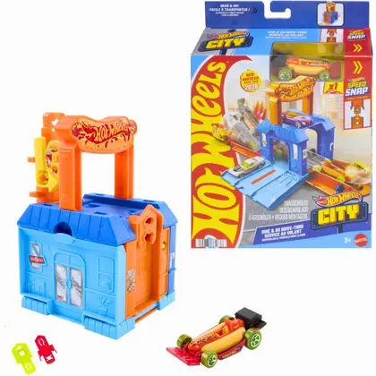 Hot Wheels - Pista Serviço de Drive-Thru Jhl44