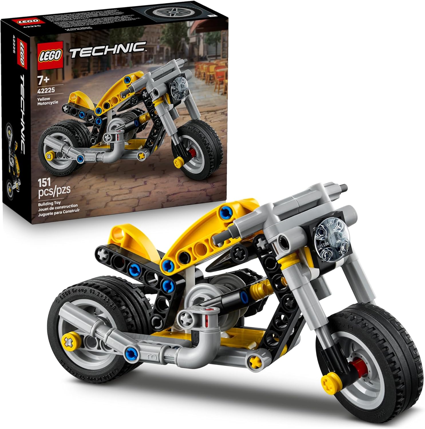 42225 Lego Technic - Motocicleta Amarela