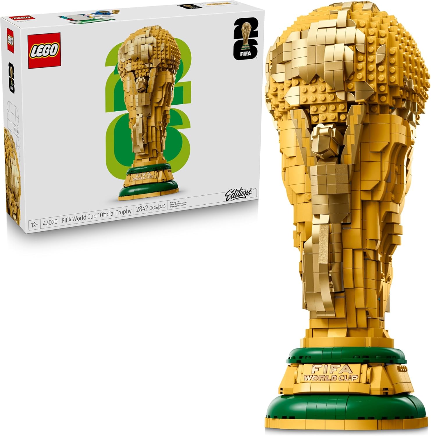 43020 Lego Editions - Troféu Oficial da Copa do Mundo Fifa