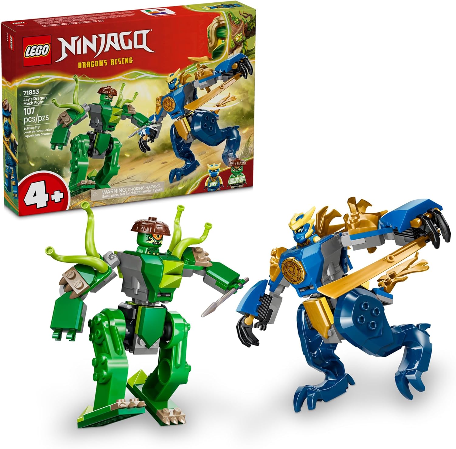 71853 Lego Ninjago - Luta com Robô Dragão de Jay