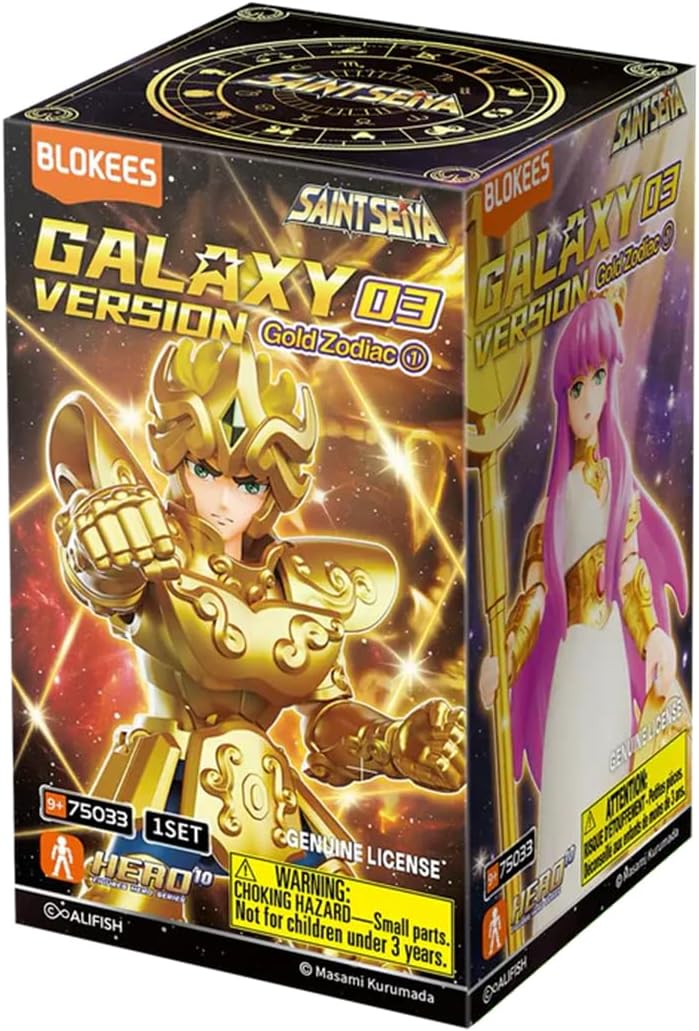 Cavaleiros do Zodíaco - Galaxy Version 03 - Boneco Surpresa - Polibrinq