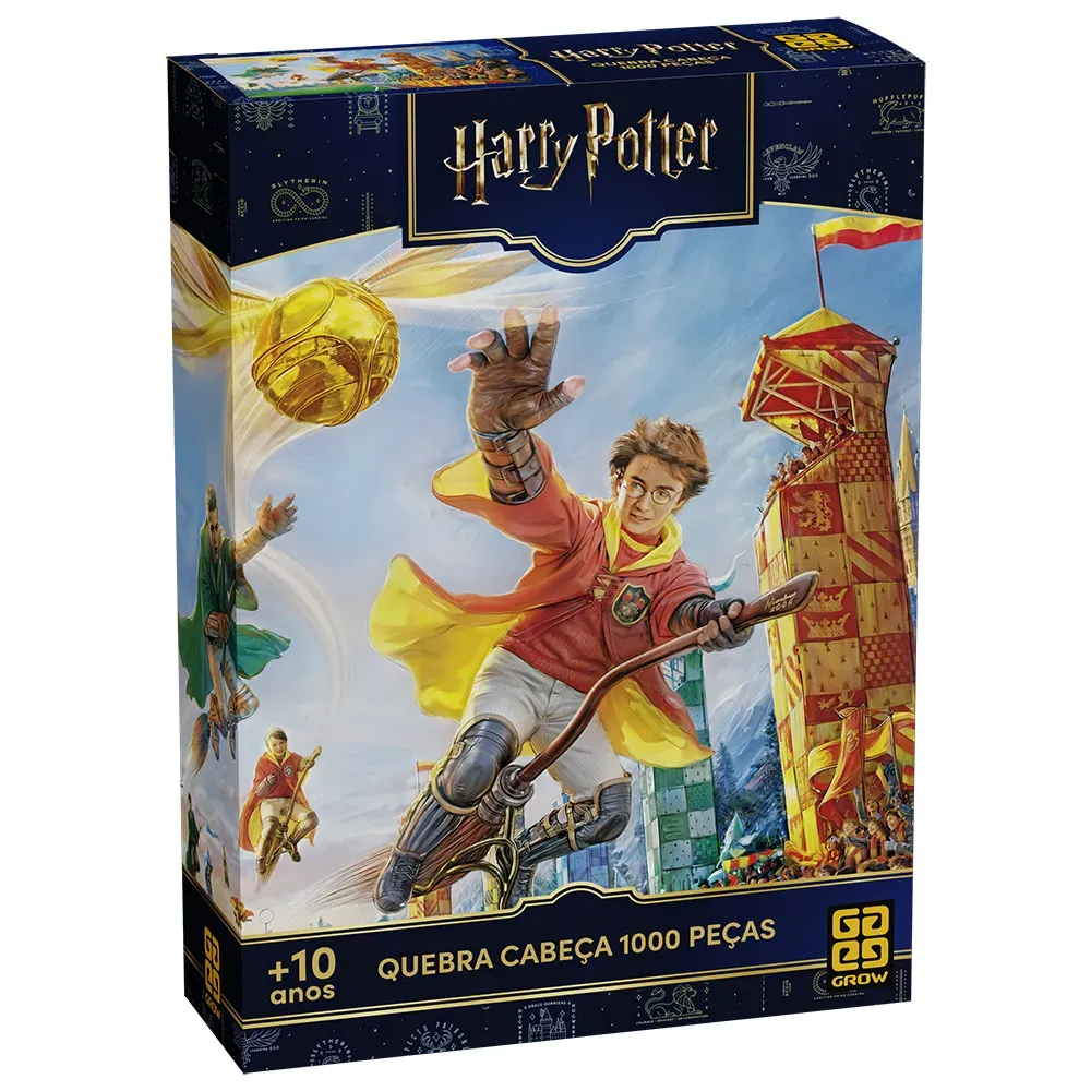 Quebra-Cabeça 1000 Peças - Harry Potter - Quadribol - Grow