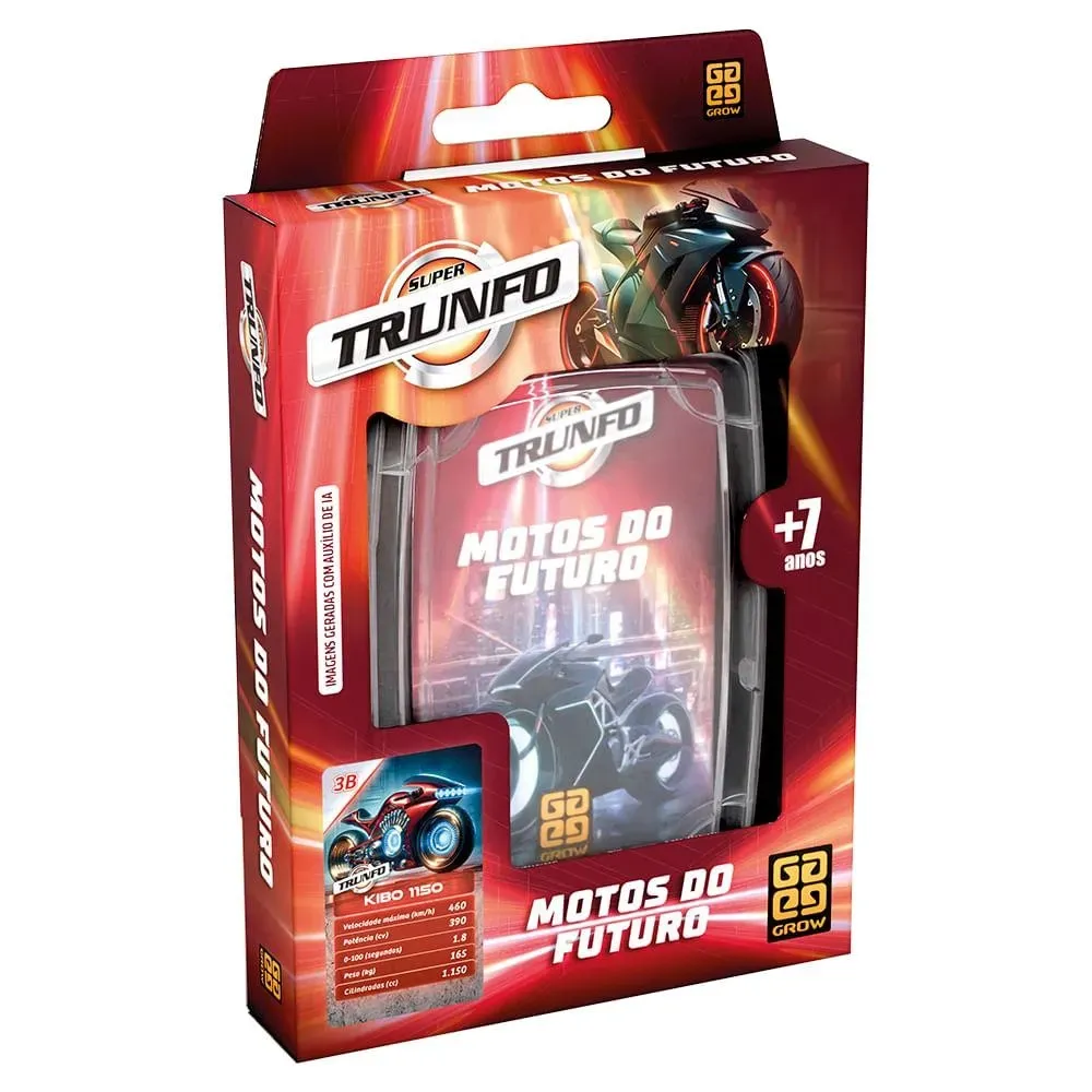 Jogo Super Trunfo - Motos do Futuro - Grow