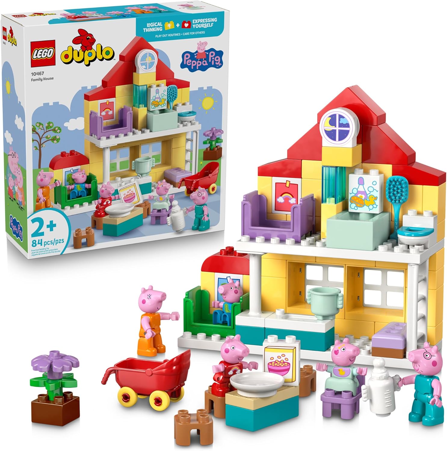 10467 Lego Duplo - Casa de Família da Peppa Pig