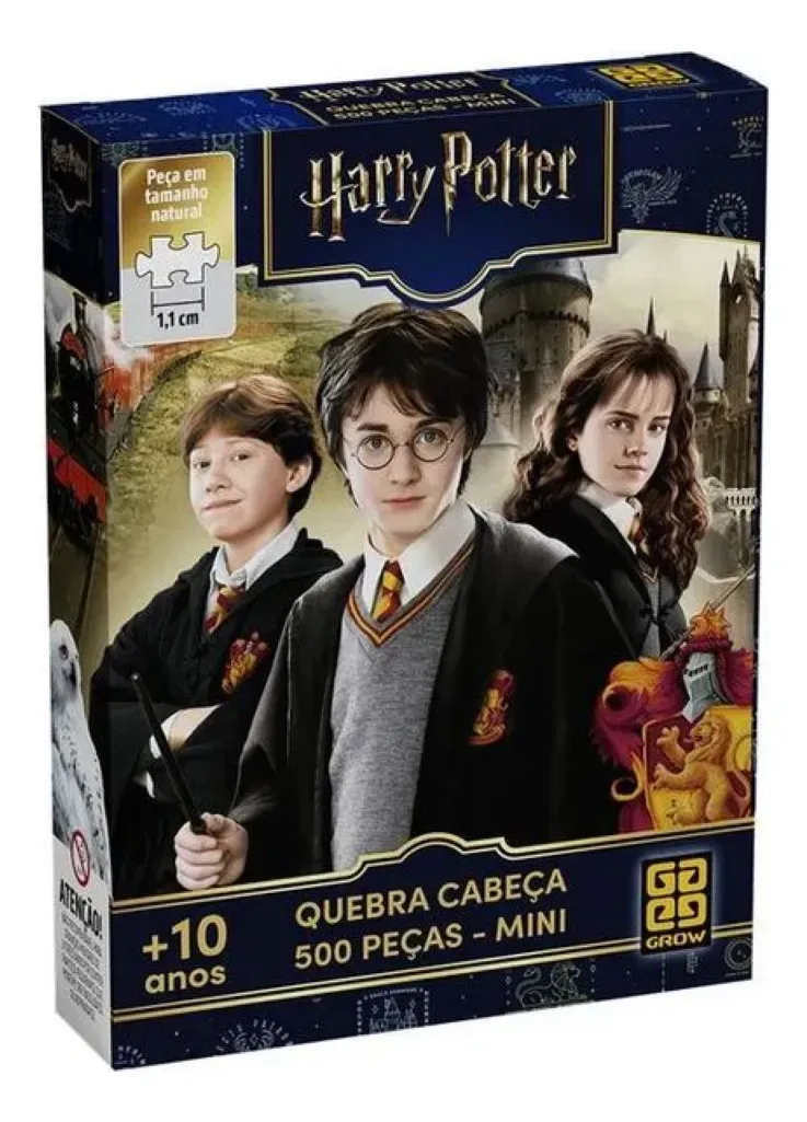 Quebra-Cabeça 500 Peças Mini - Harry Potter - Grow