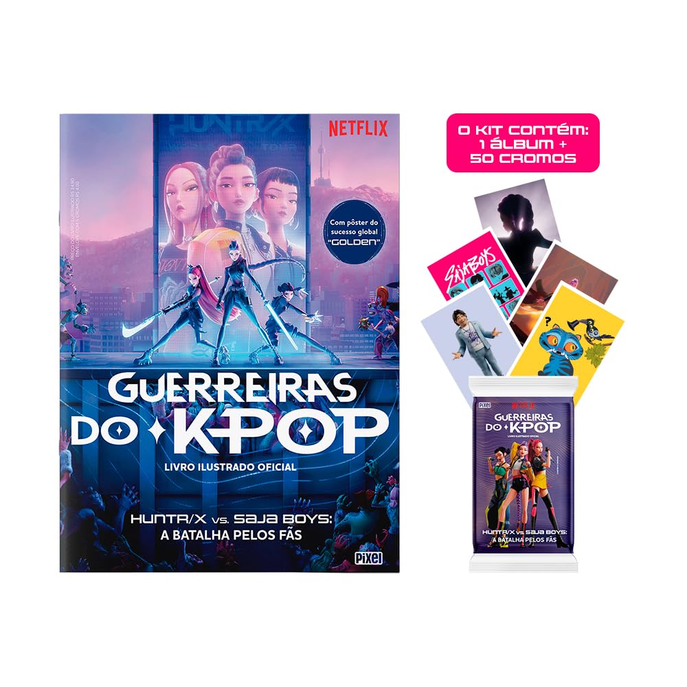 Guerreiras do K-Pop - Livro Ilustrado com 10 Envelopes - Ediouro