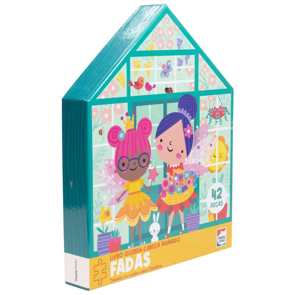 Livro - Quebra-Cabeça Animado: Fadas
