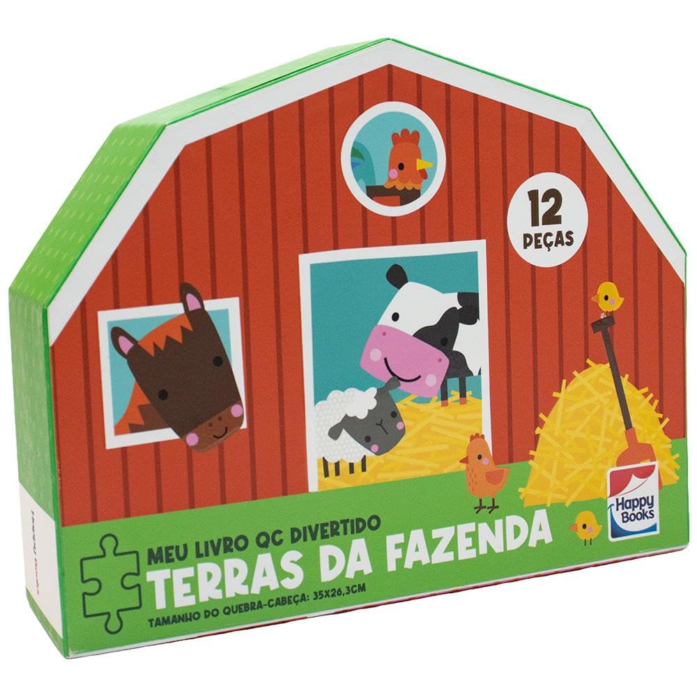 Livro - Quebra-Cabeça Divertido: Terras da Fazenda