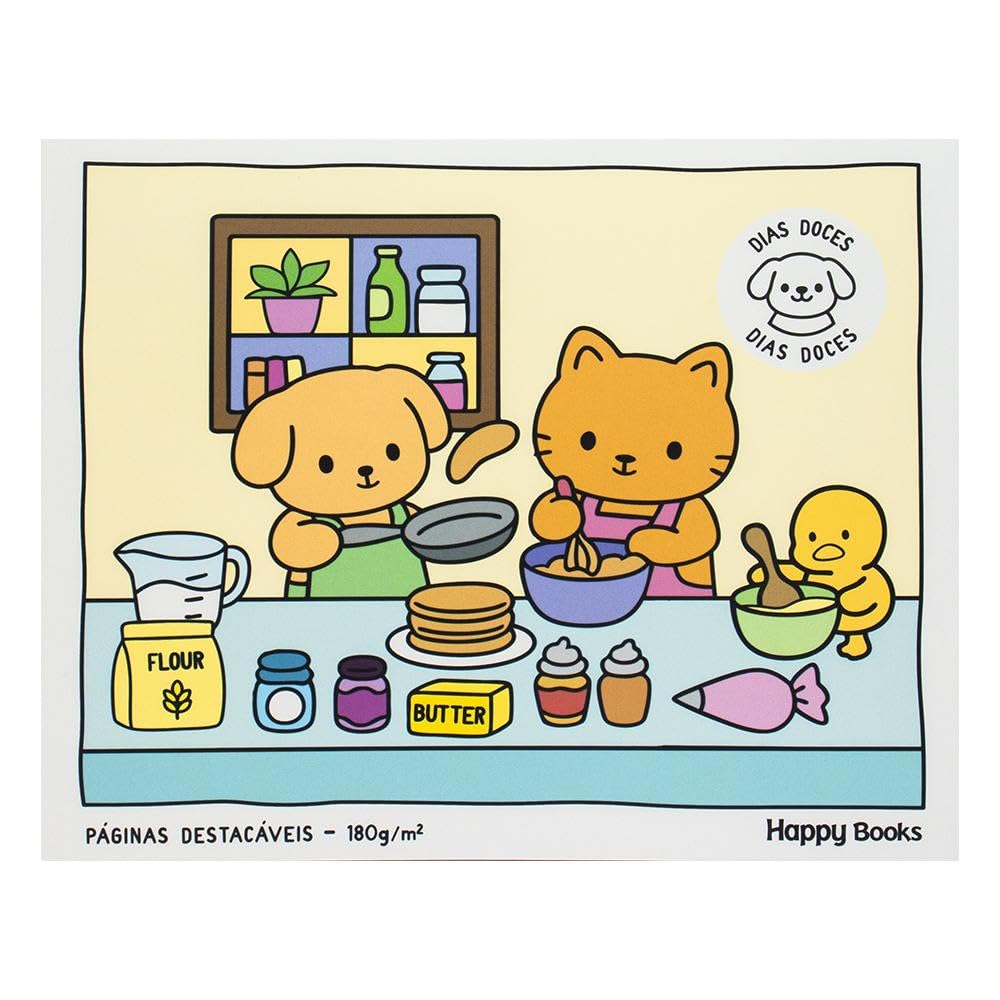 Livro para Colorir - Cozy & Cute - Dias Doces