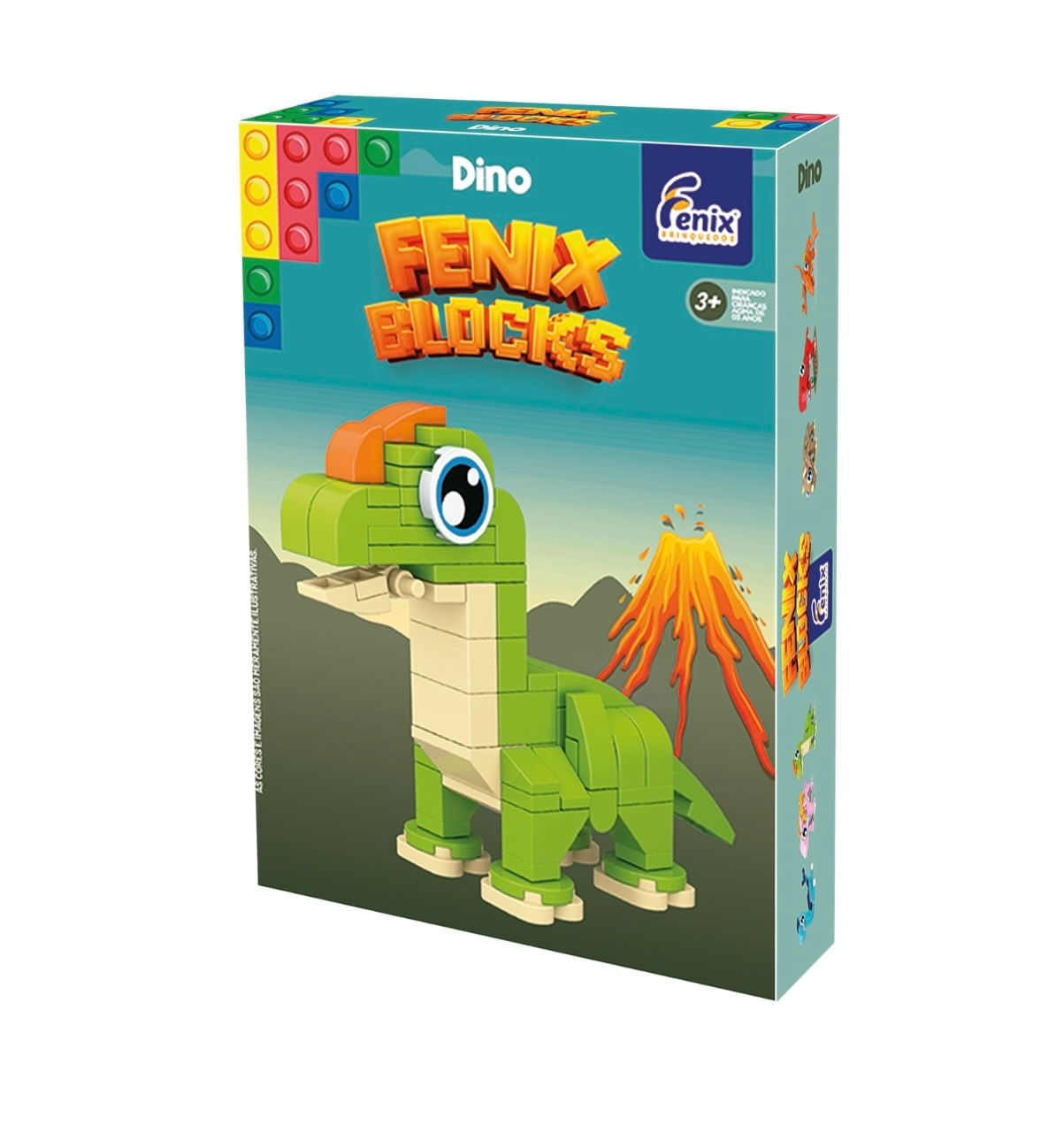 Fenix Blocks - Blocos de Montar - Dino