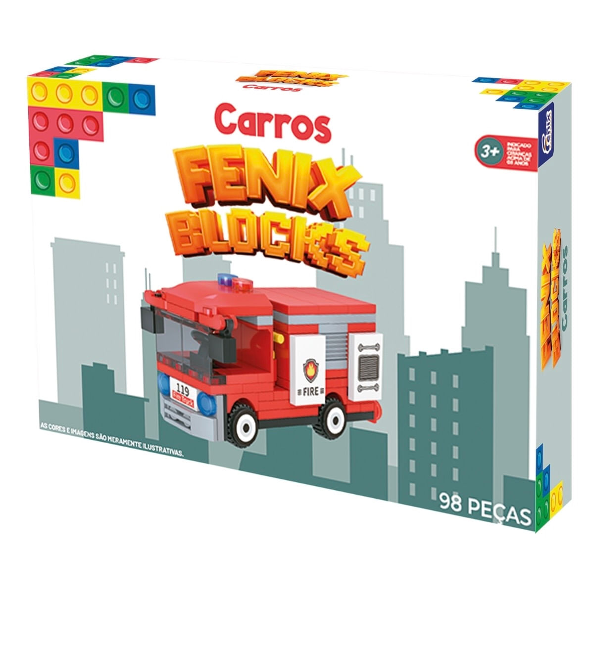 Fenix Blocks - Blocos de Montar - Carros