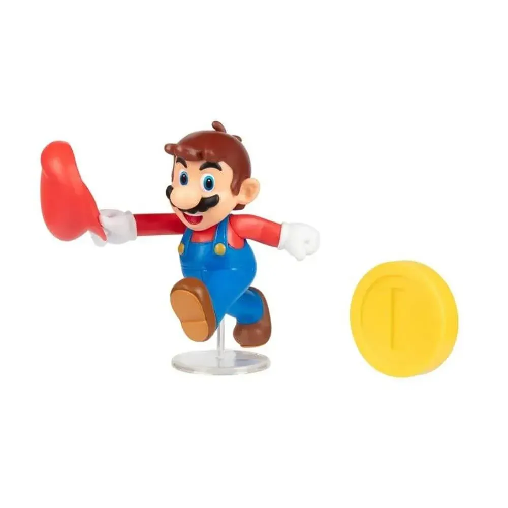 Super Mario - Boneco Mario 6cm com Moeda - Sunny
