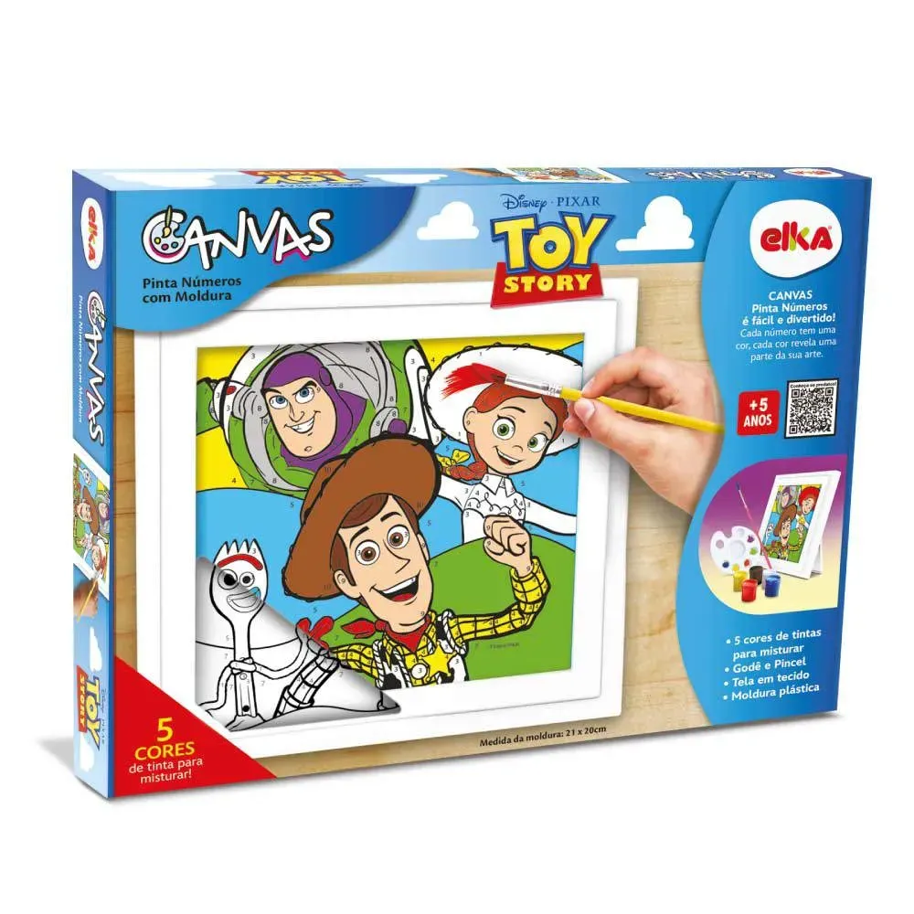 Canvas Pinta Números - Toy Story - Elka
