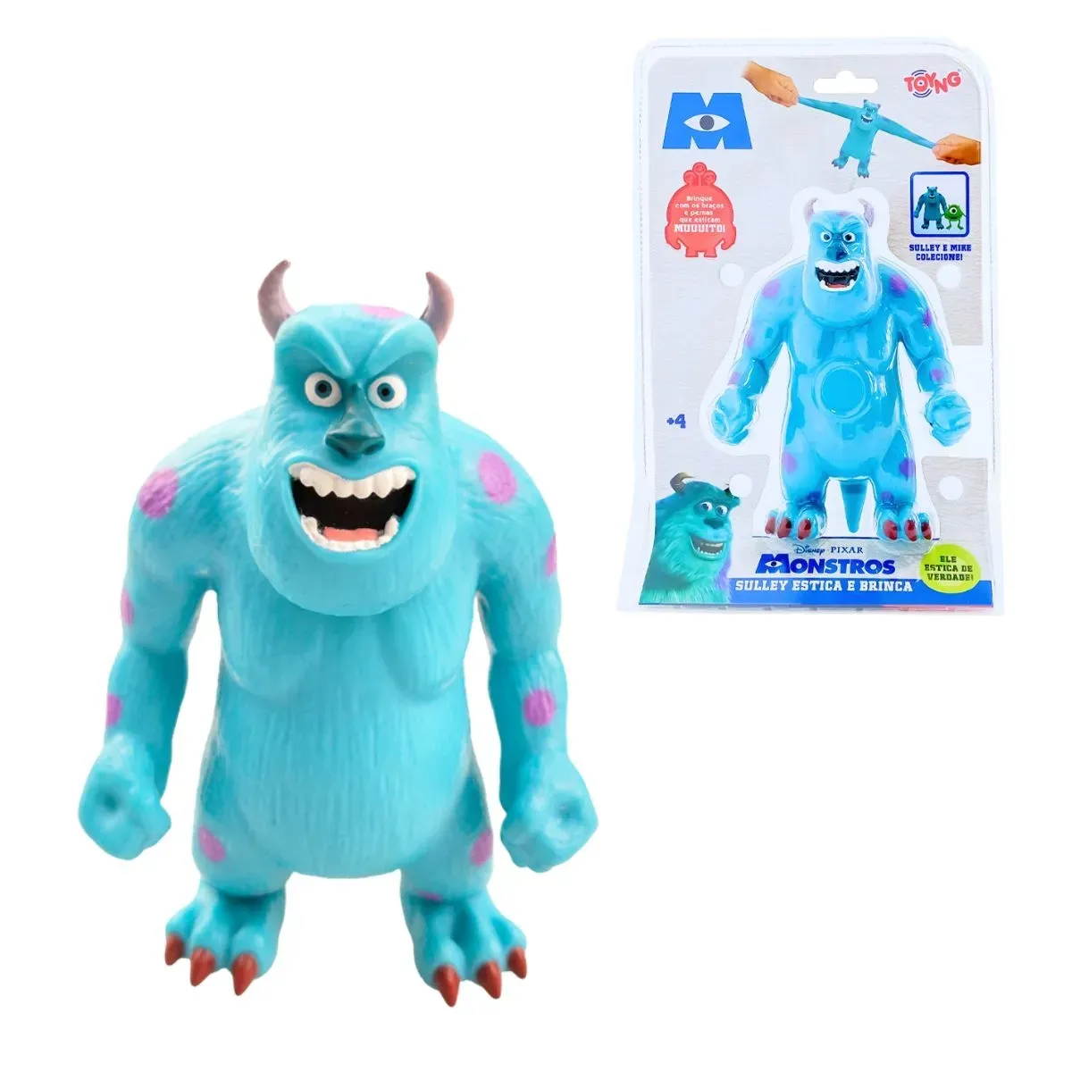 Monstros - Estica e Brinca - Sulley 64041 - Toyng