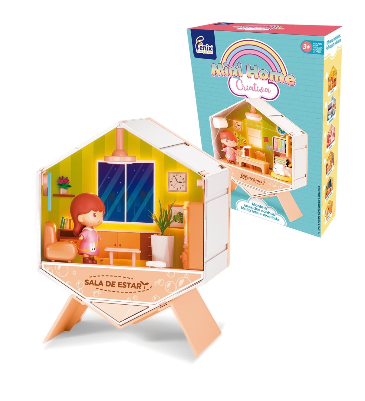 Mini Home Criativa - Sala de Estar - Fenix
