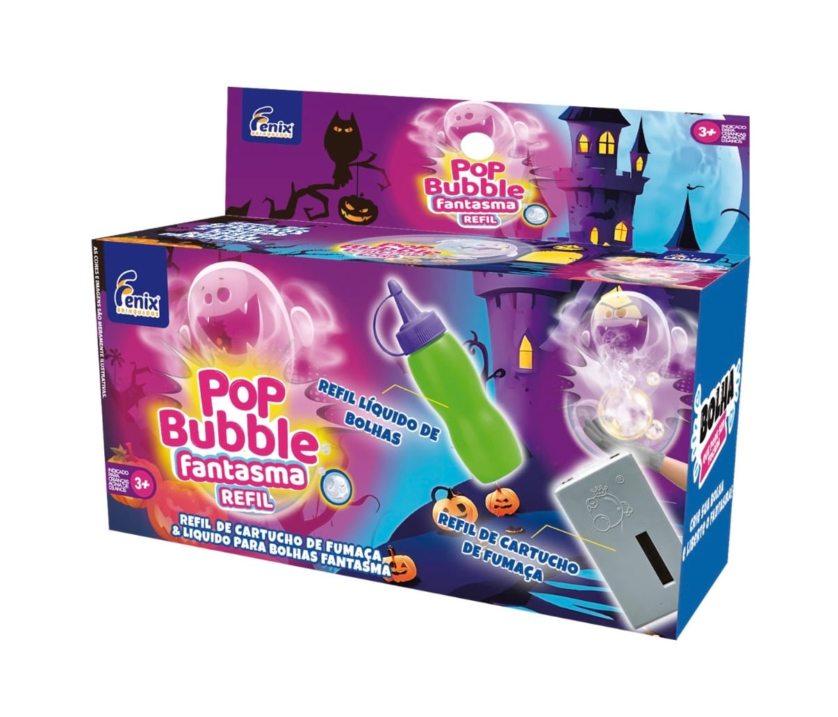 Pop Bubble Fantasma - Refil de Bolhas de Fumaça - Fenix