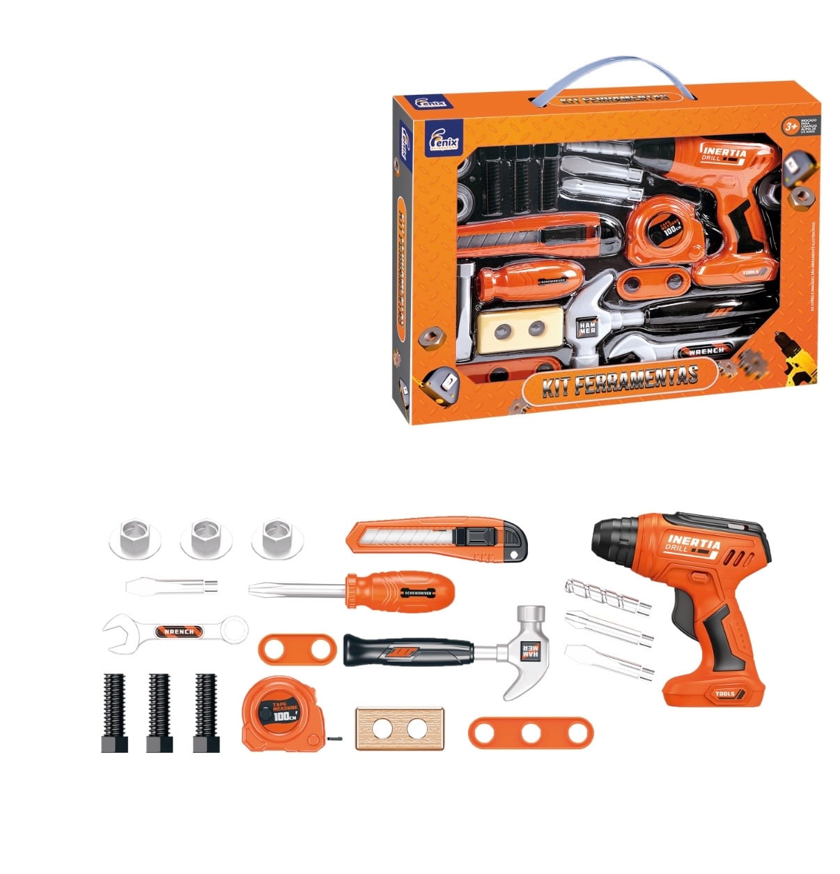 Kit Ferramentas Infantil Kfm-726 - Fenix