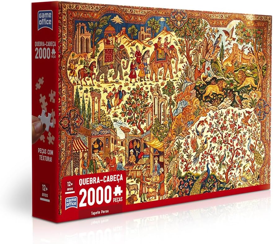 Quebra-Cabeça 2000 Peças - Tapete Persa - Toyster