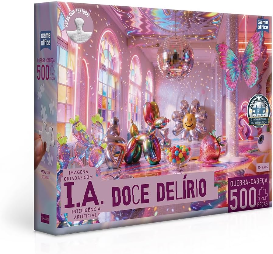 Quebra-Cabeça 500 Peças - I.A. Doce Delírio - Toyster
