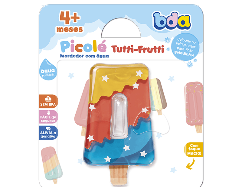 Mordedor de Água - Picolé Tutti Frutti - Toyster