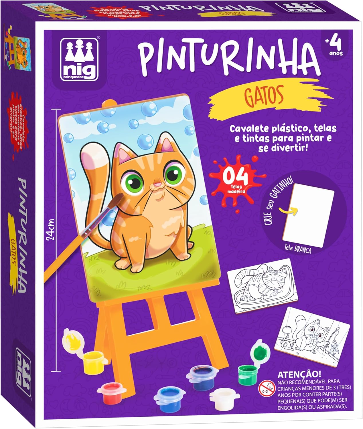 Kit Pinturinha - Gatos - Nig