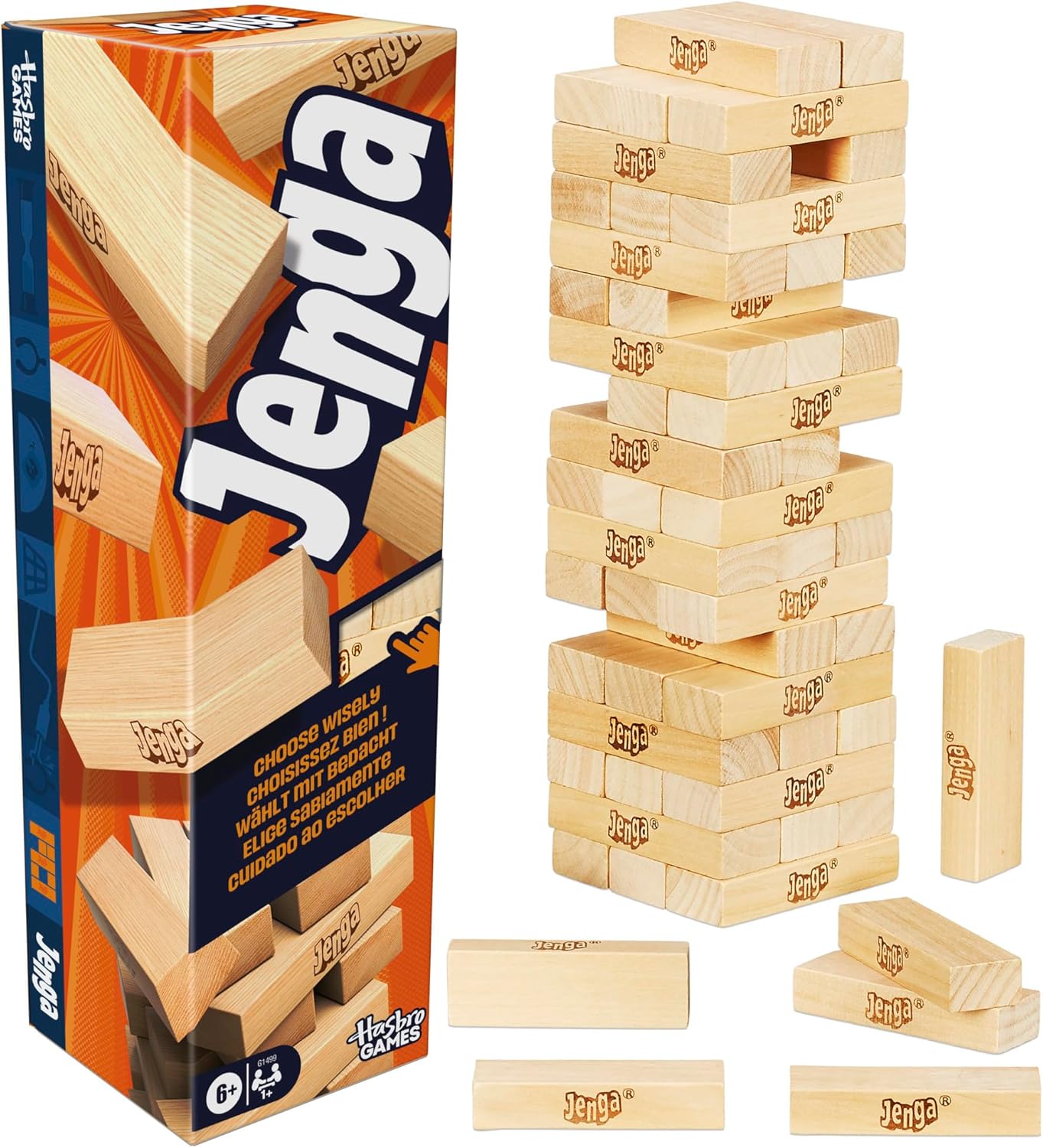 Jogo Jenga Refresh G1499 - Hasbro