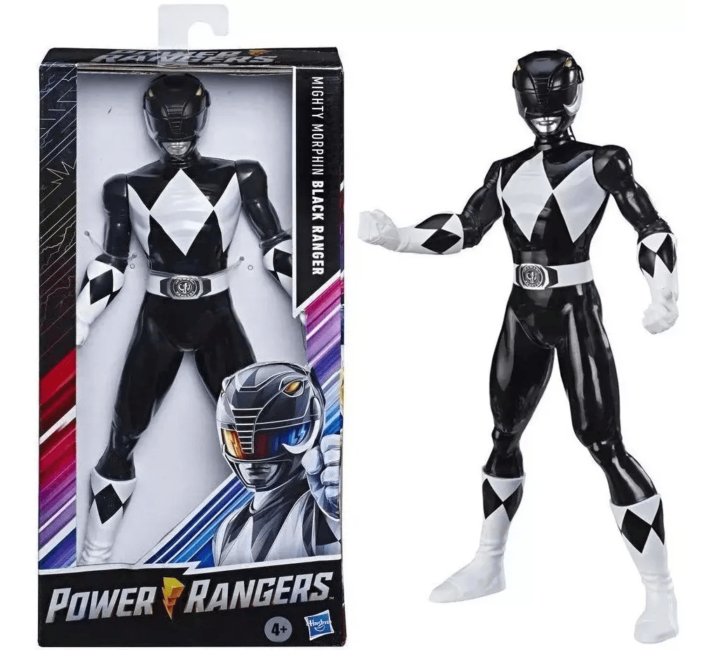 Power Rangers - Mighty Morphin 23cm - Preto - Black Ranger E7898