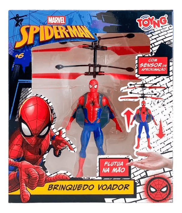 Homem Aranha - Boneco Voador 60290 - Toyng