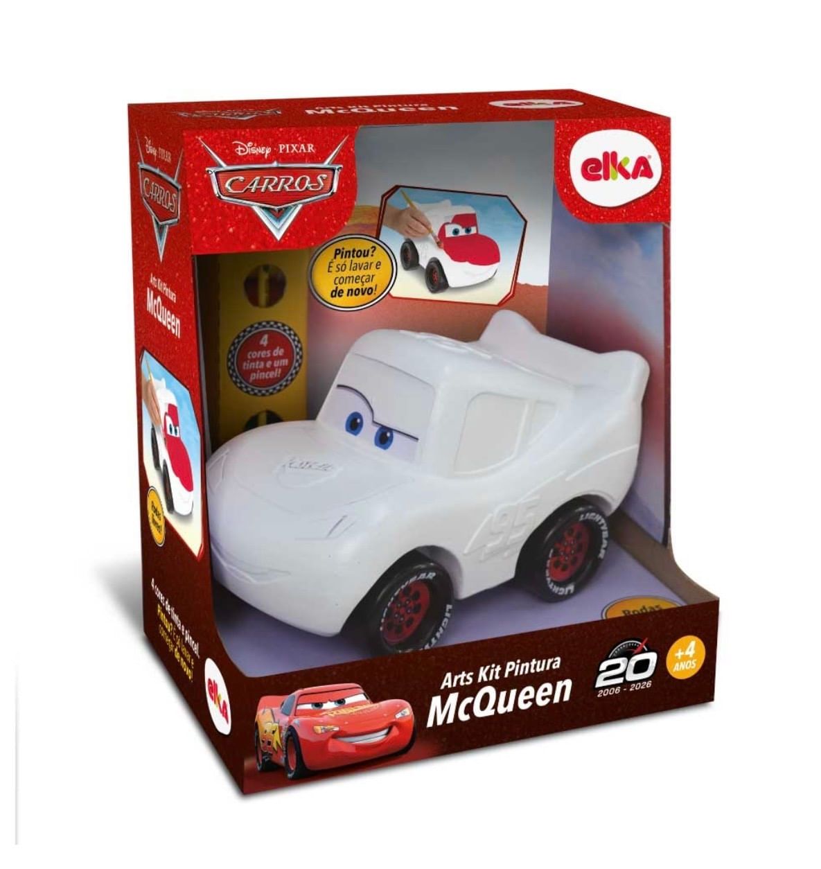 Carros - Arts Kit Pintura - Mcqueen - Elka