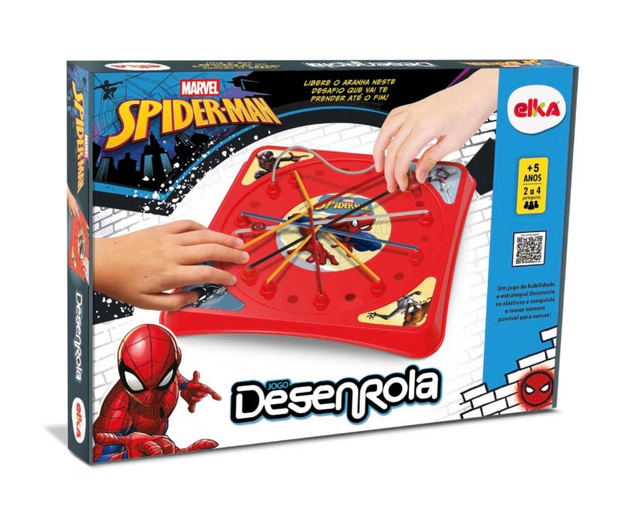 Jogo Desenrola - Spiderman - Elka