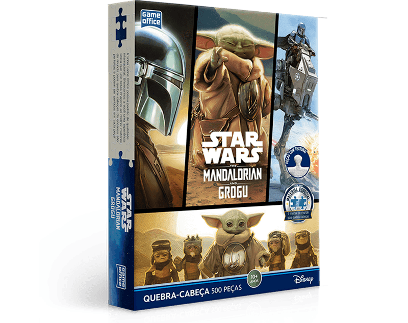Quebra-Cabeça 500 Peças - The Mandalorian And Grogu - Toyster