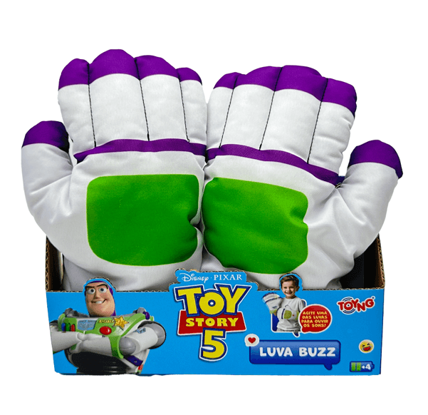Toy Story 5 - Luva com Som Buzz Lightyear - Toyng