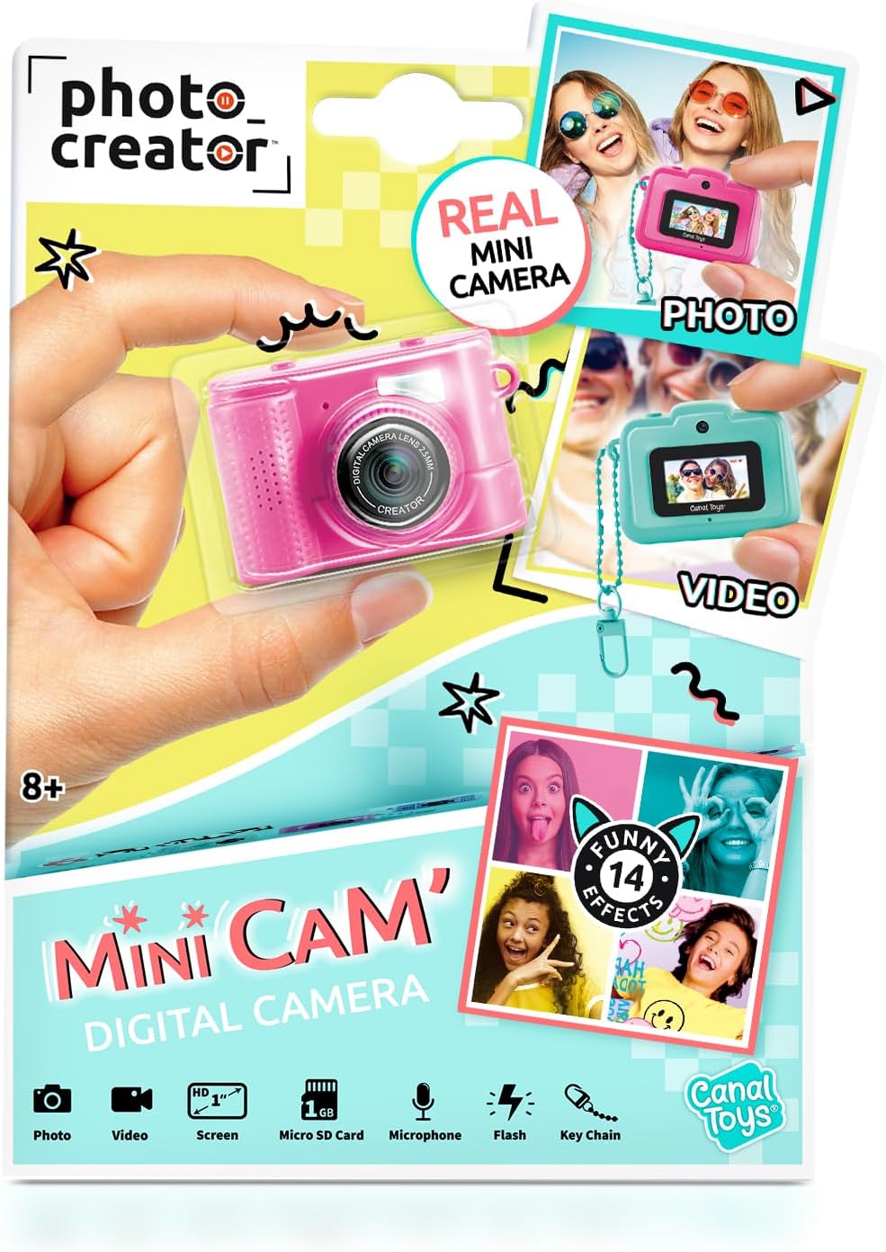 Mini Câmera Digital F0256-1 - Fun