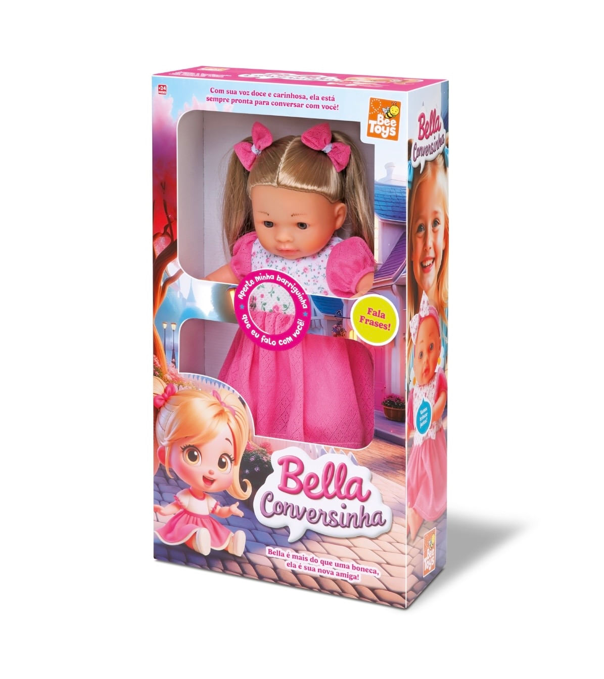 Boneca Bella Conversinha - Fala Frases - Bee Toys