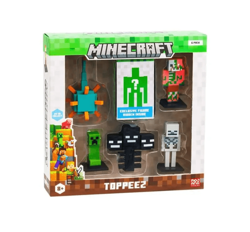 Minecraft - Pack com 6 Figuras - Modelo 4 - Multikids