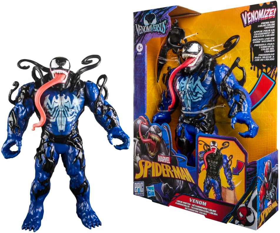 Boneco Venom Metamorfose Líquida - Spiderman Venom Versus G1835 - Hasbro