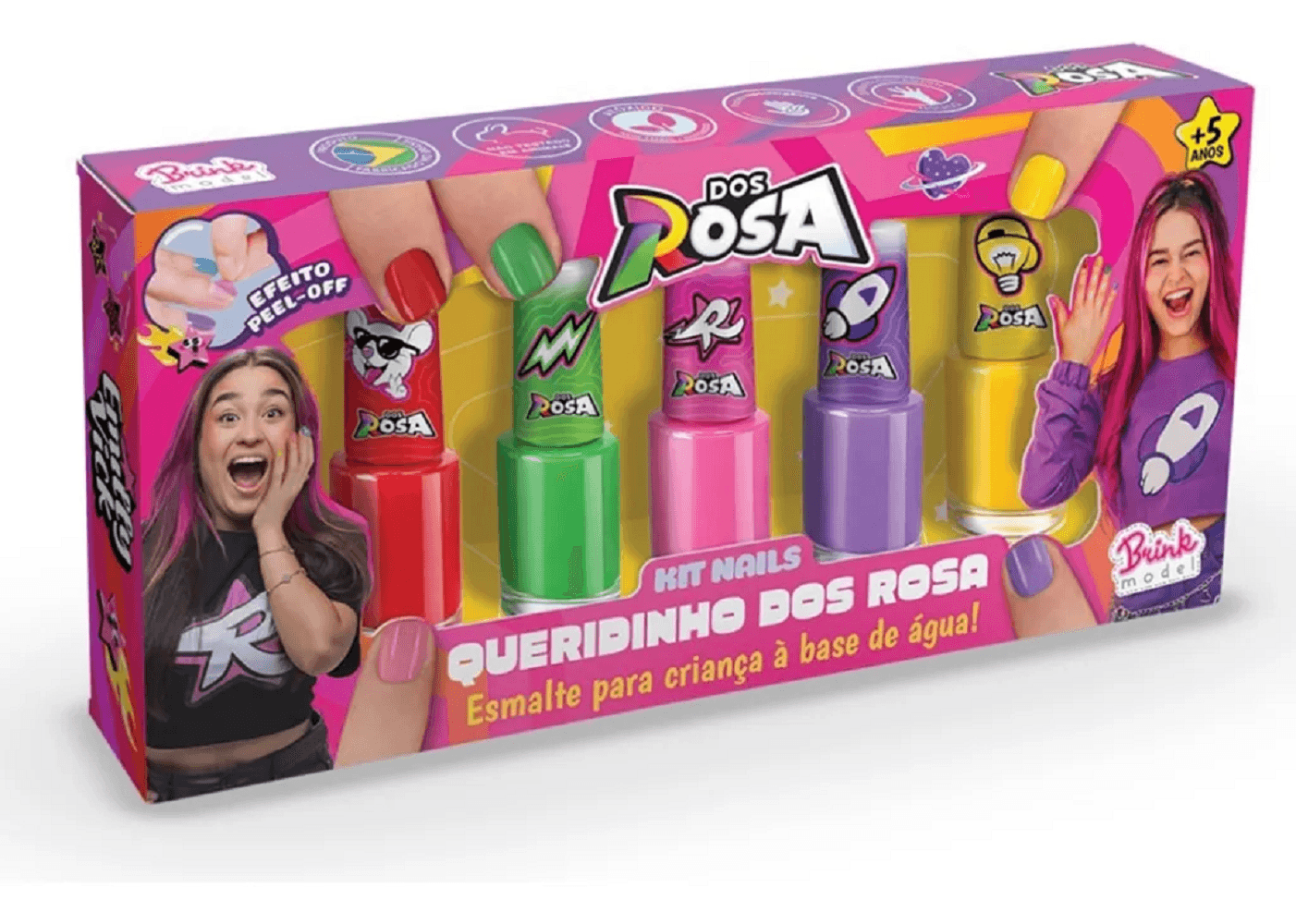 Kit Nails Queridinho Dos Rosa 2151 - Brink Model