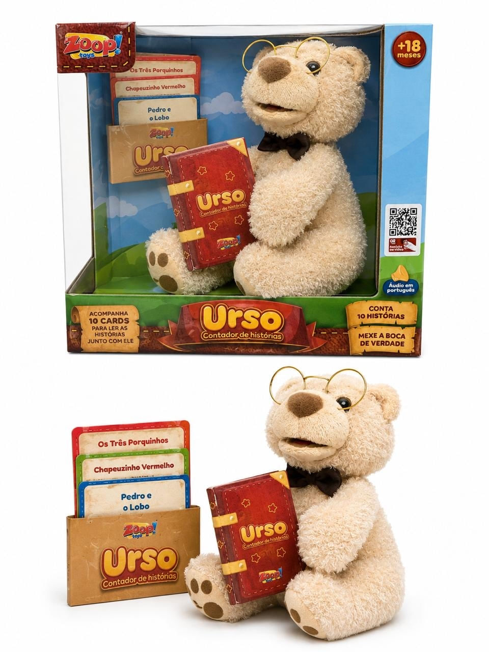 Urso Contador de Histórias - Zoop Toys