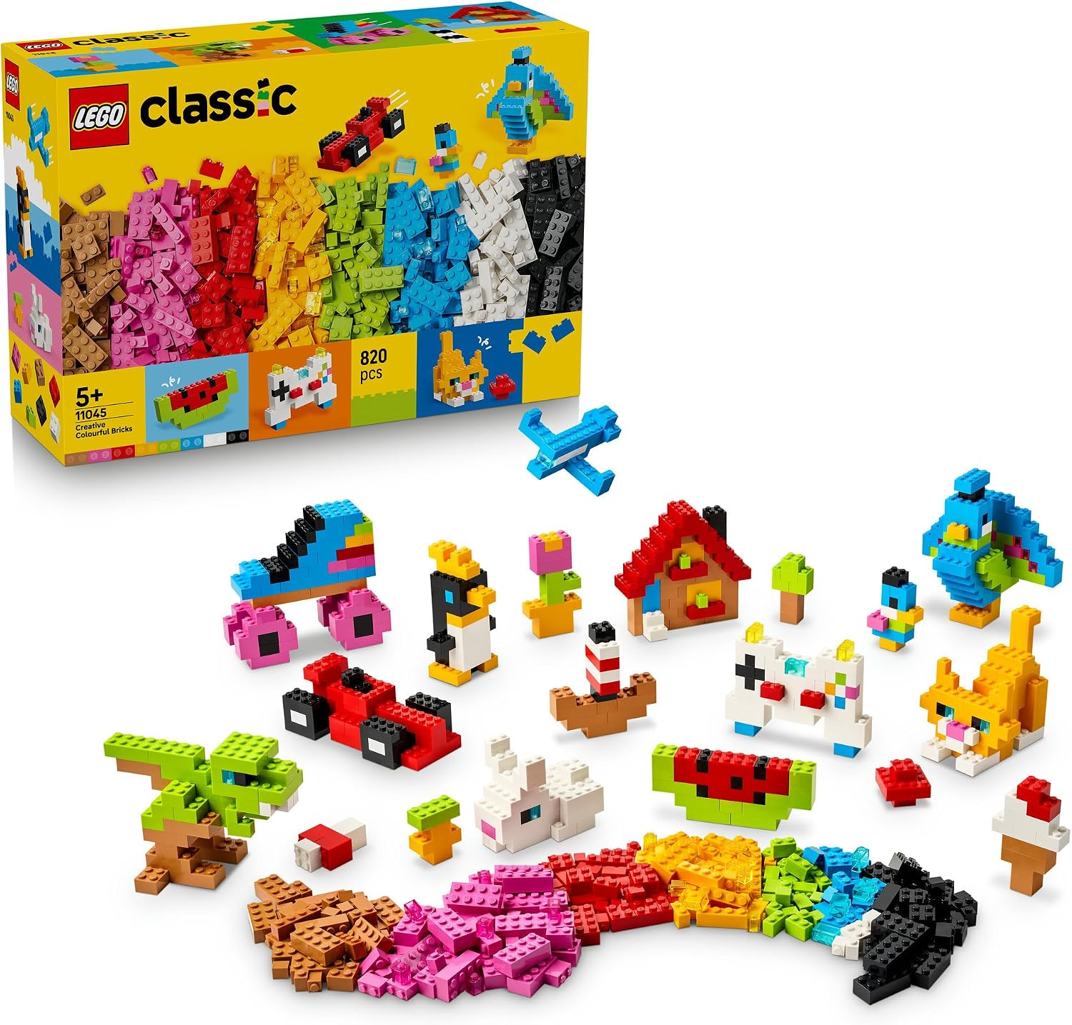 11045 Lego Classic - Peças Coloridas Criativas C/820 Peças