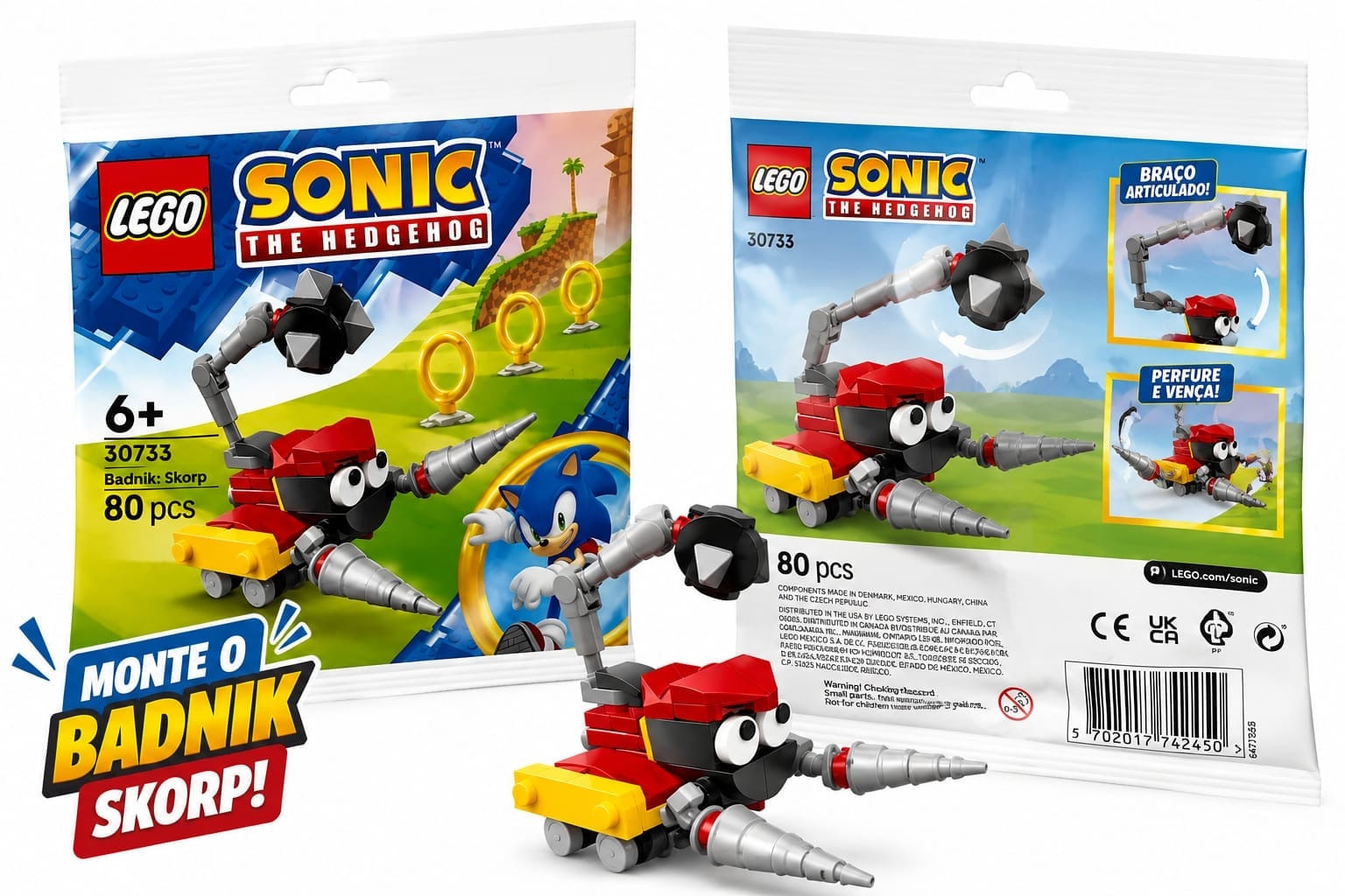 30733 Lego Sonic - Badnik Skorp Saquinho