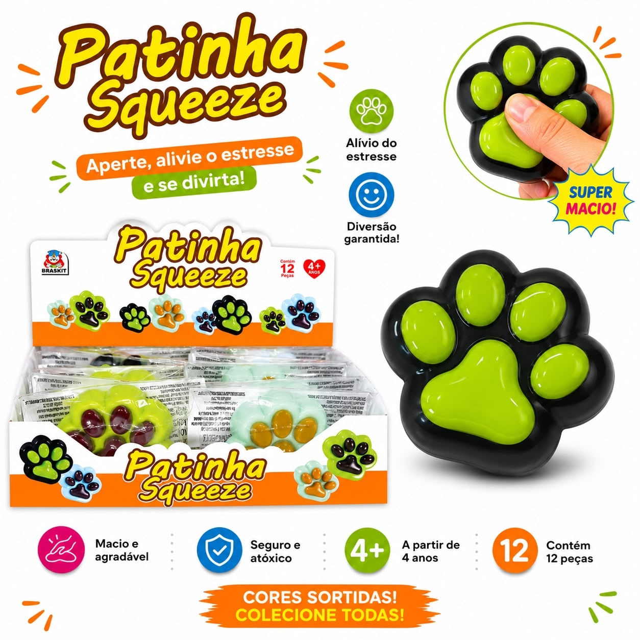 Patinha Squeeze - Braskit