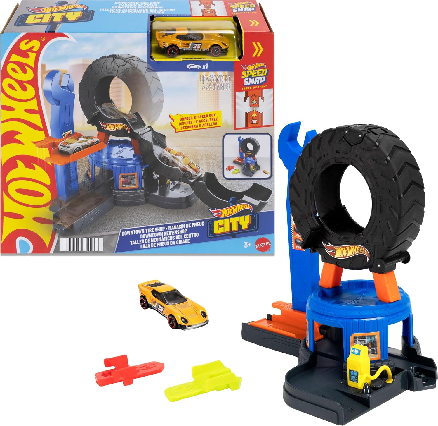 Hot Wheels - Oficina de Pneus Jhl75