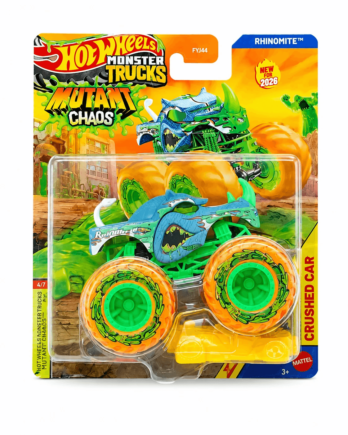 Hot Wheels - Monster Trucks - Mutant Rhinomite Jhy57