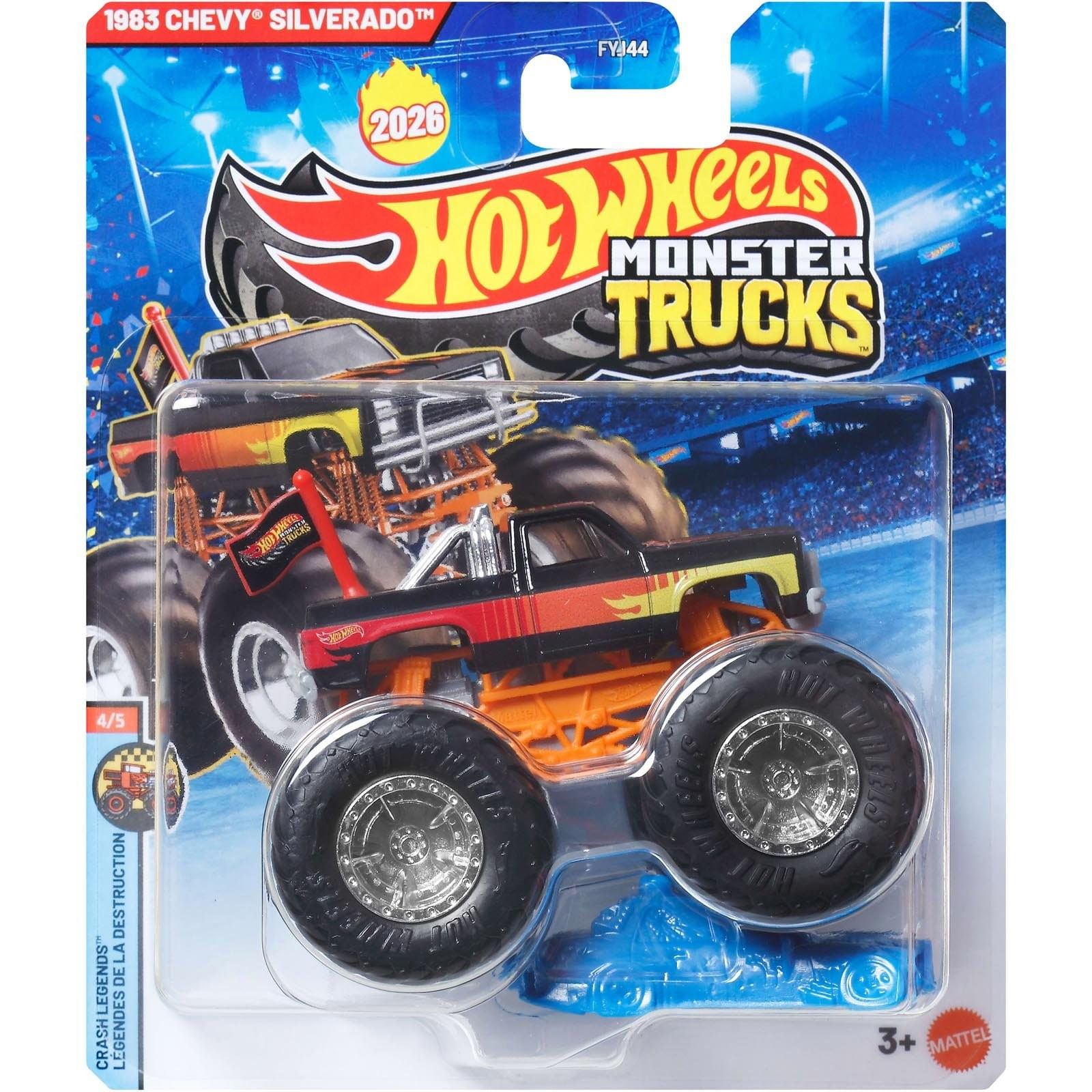Hot Wheels - Monster Trucks - 1983 Chevy Silverado Jhy36