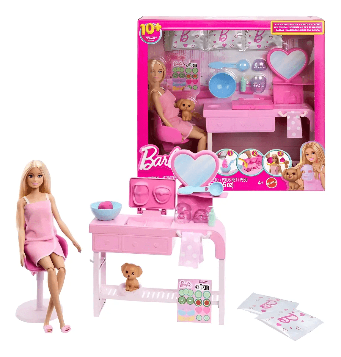 Boneca Barbie - Máscara Facial Dia de Spa Hyv31