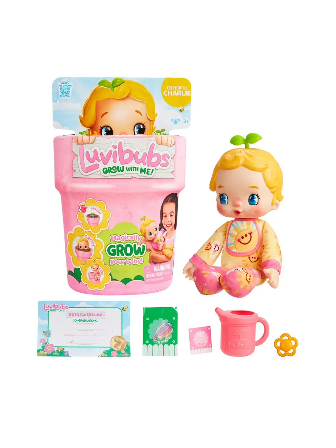 Luvibubs - Boneca Flor Charlie F0260-2 - Fun